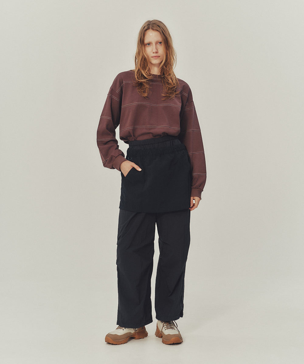 LADIES BORDER STITCH TEE