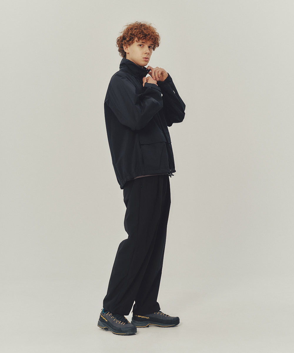 BELTED TUCK PANTS