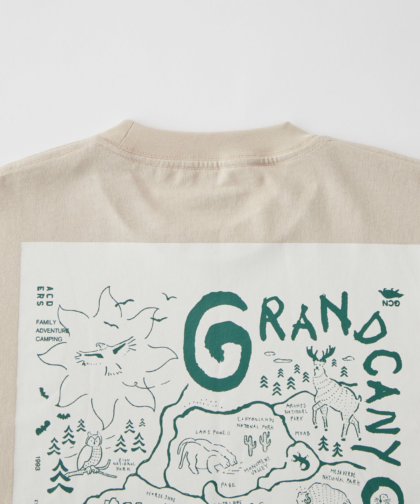 UNISEX L/S BANDANA PRINT TEE