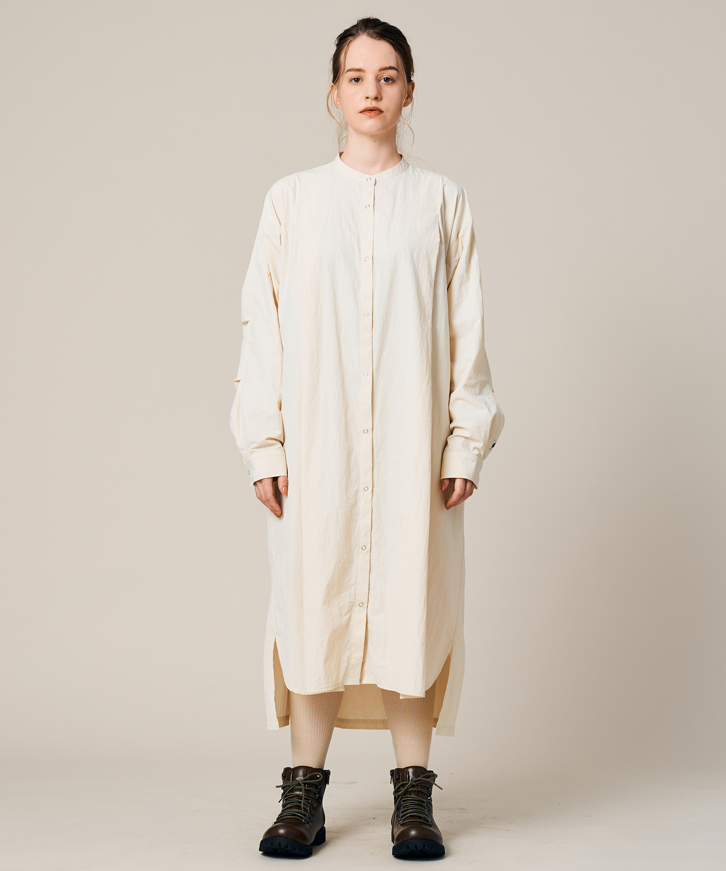 NYLON TUCK ONEPIECE