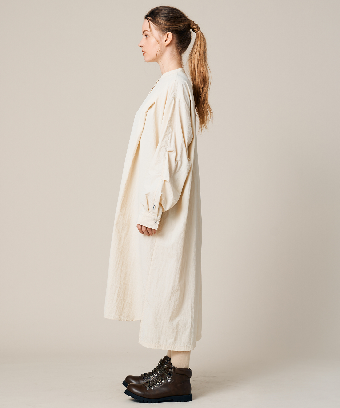 NYLON TUCK ONEPIECE