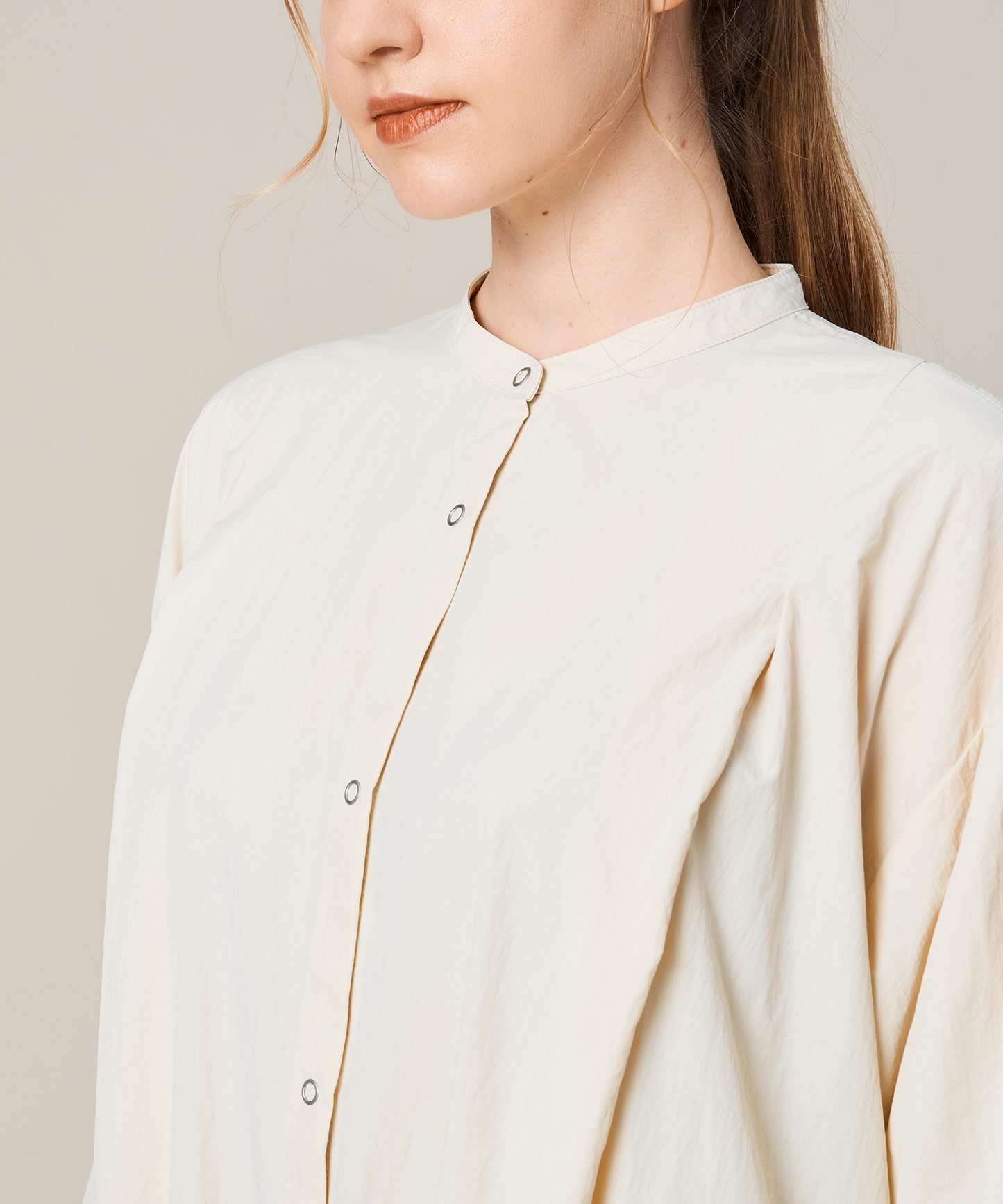 NYLON TUCK ONEPIECE