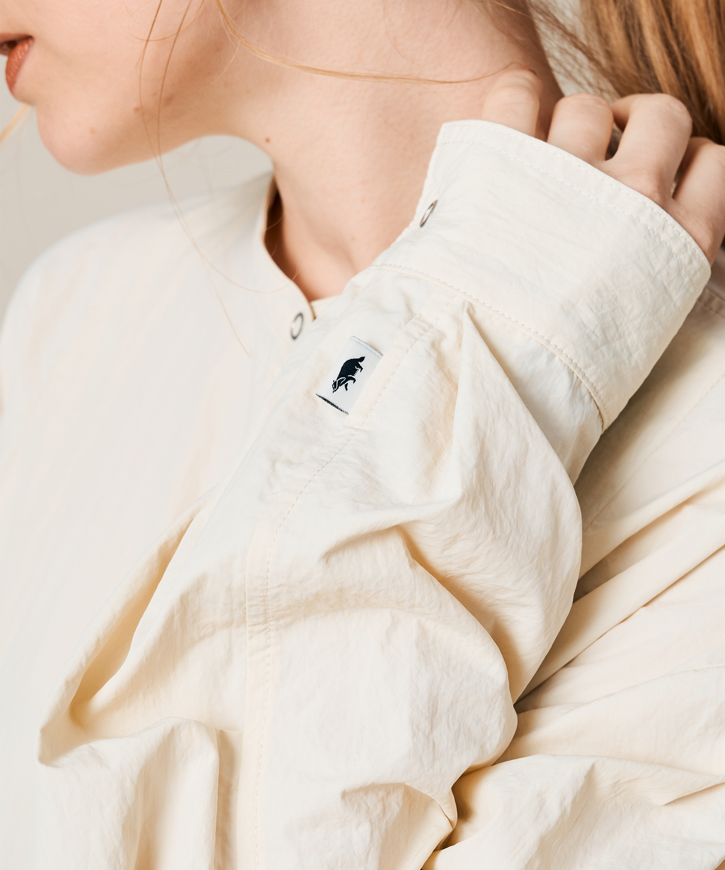 NYLON TUCK ONEPIECE