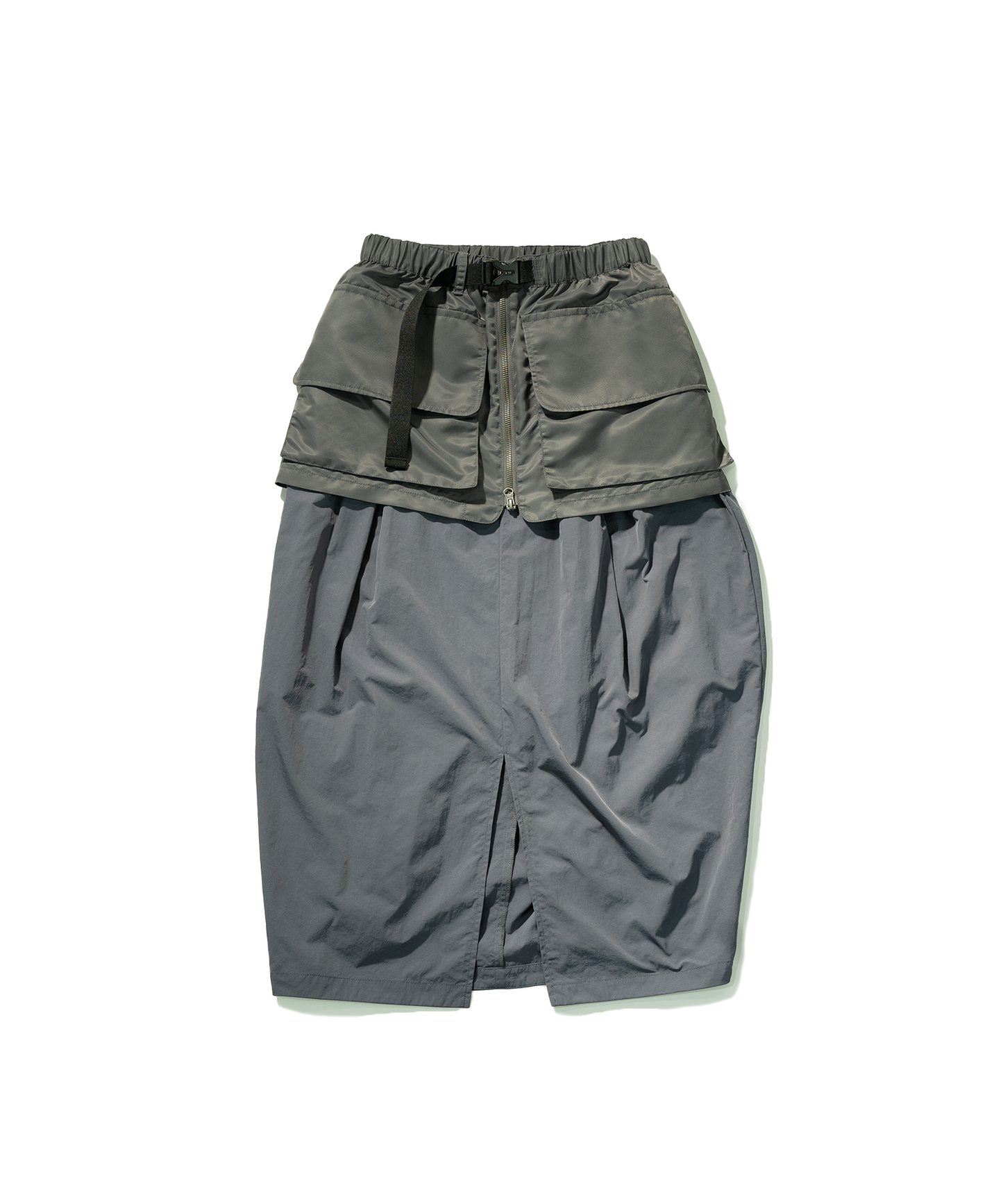 COCOON SKIRT WITH POCKET BELT