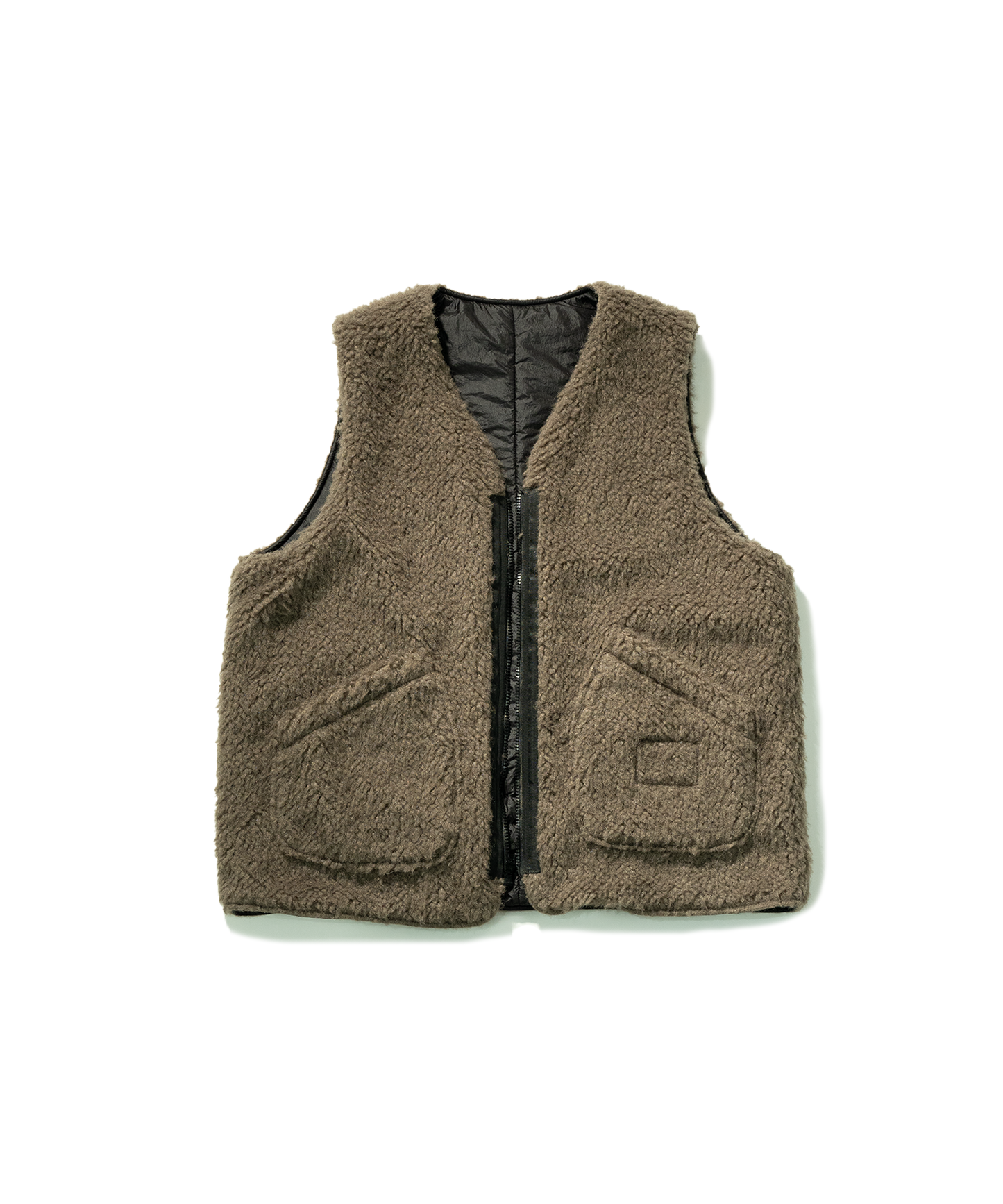 【残りわずか】UNISEX PADDED REVERSIBLE FUR VEST