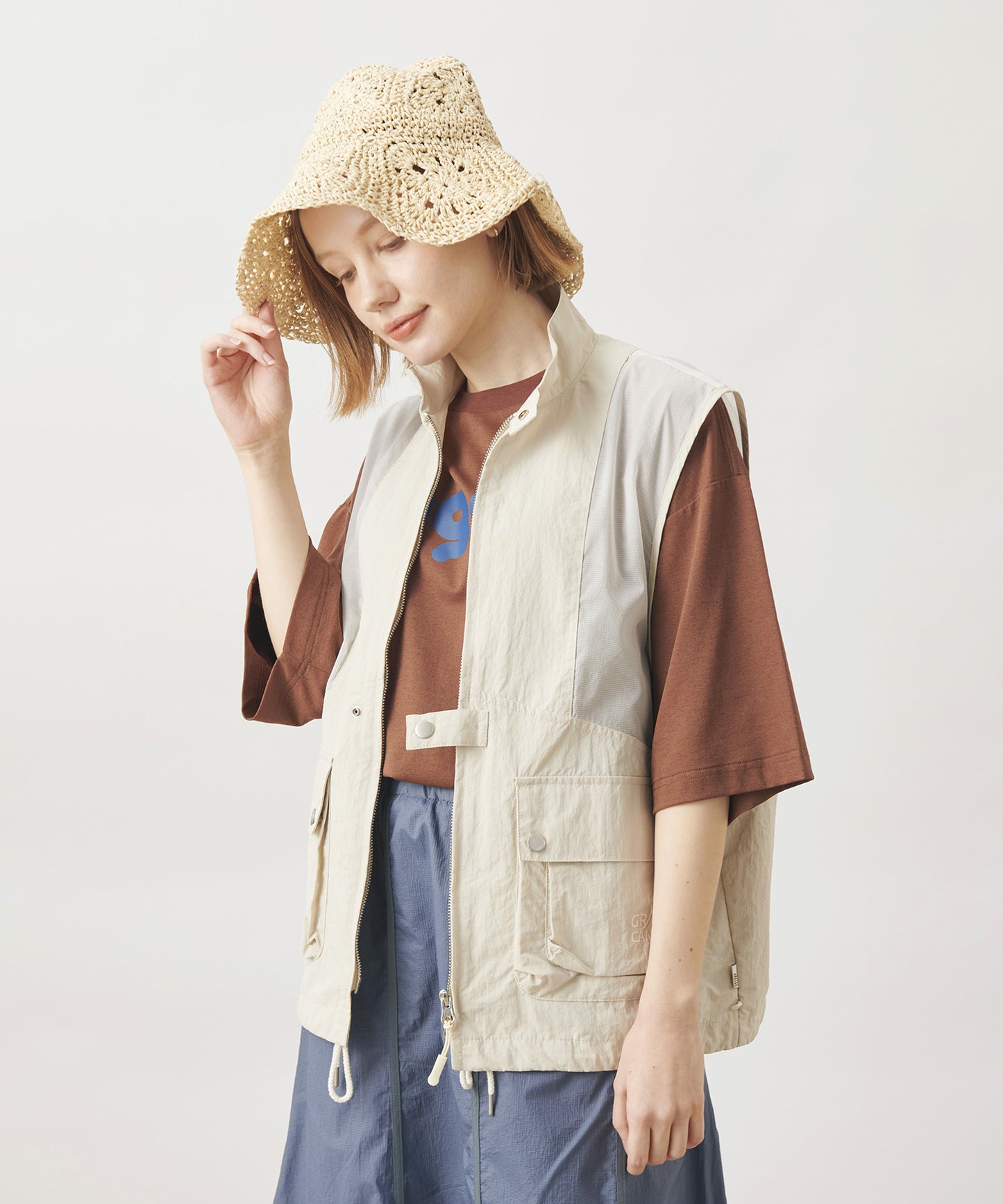UNISEX SHEER NYLON STAND VEST