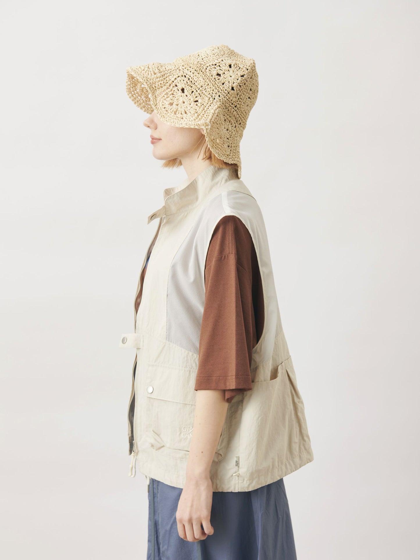 UNISEX SHEER NYLON STAND VEST