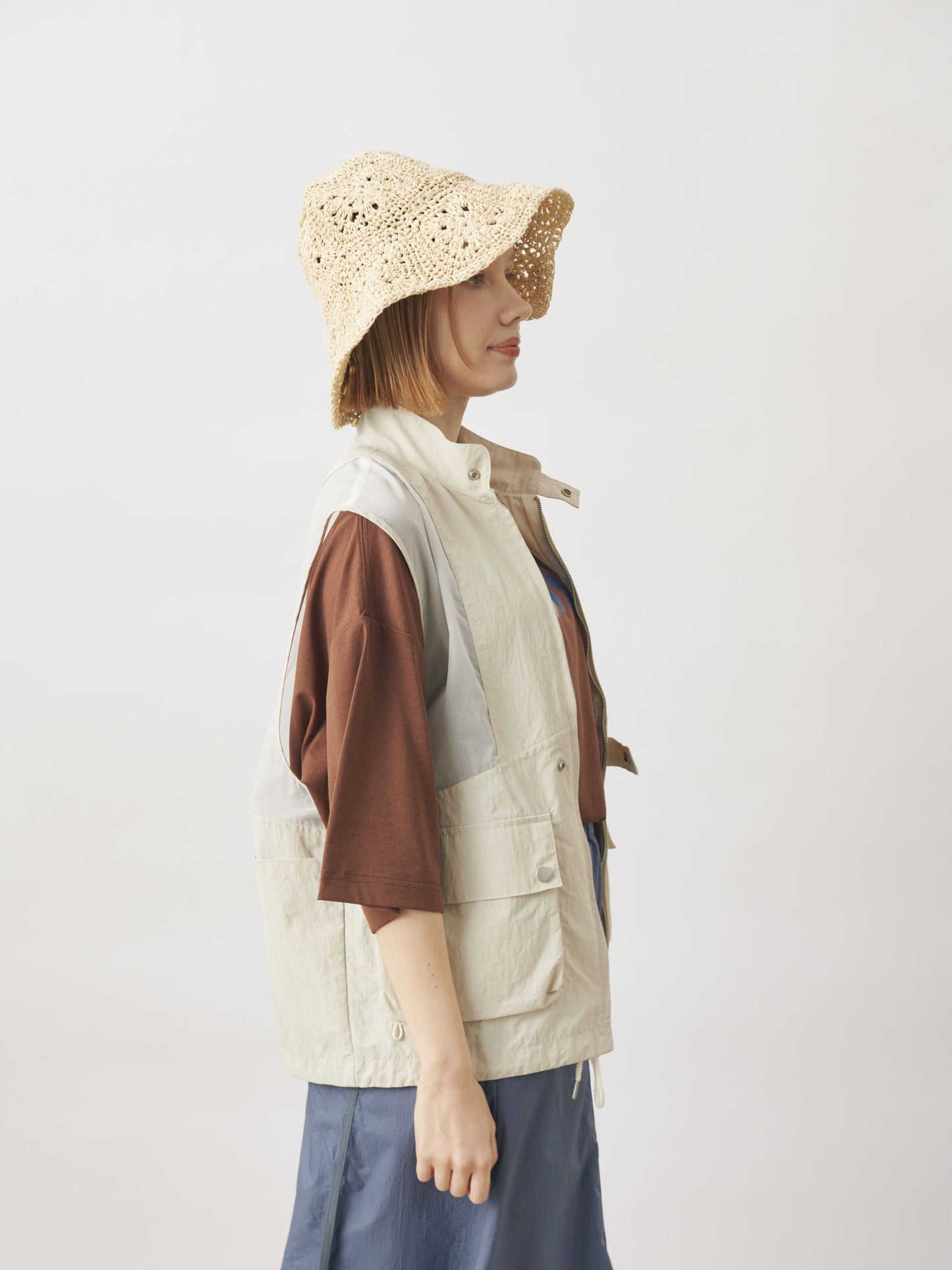 UNISEX SHEER NYLON STAND VEST