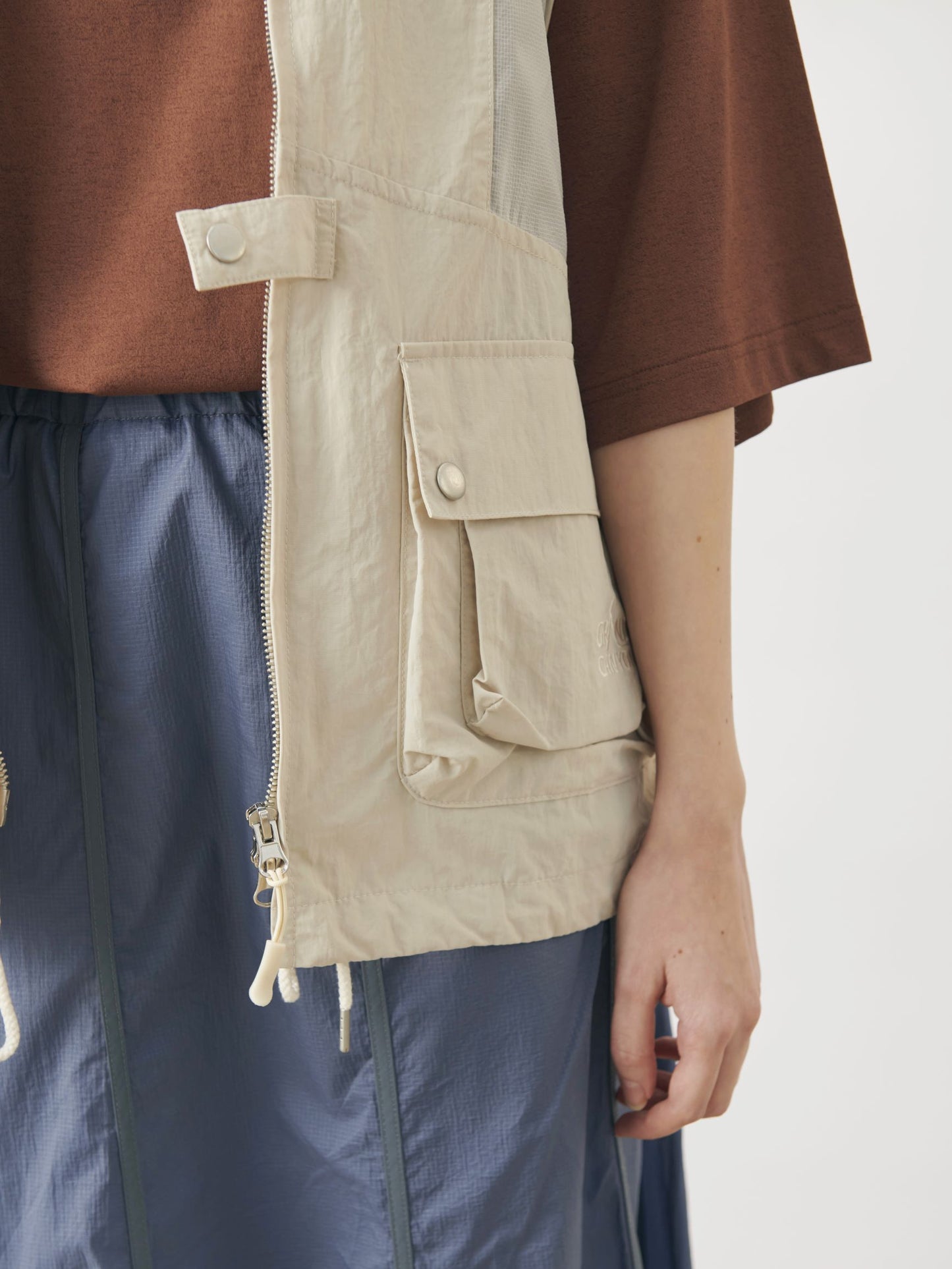 UNISEX SHEER NYLON STAND VEST