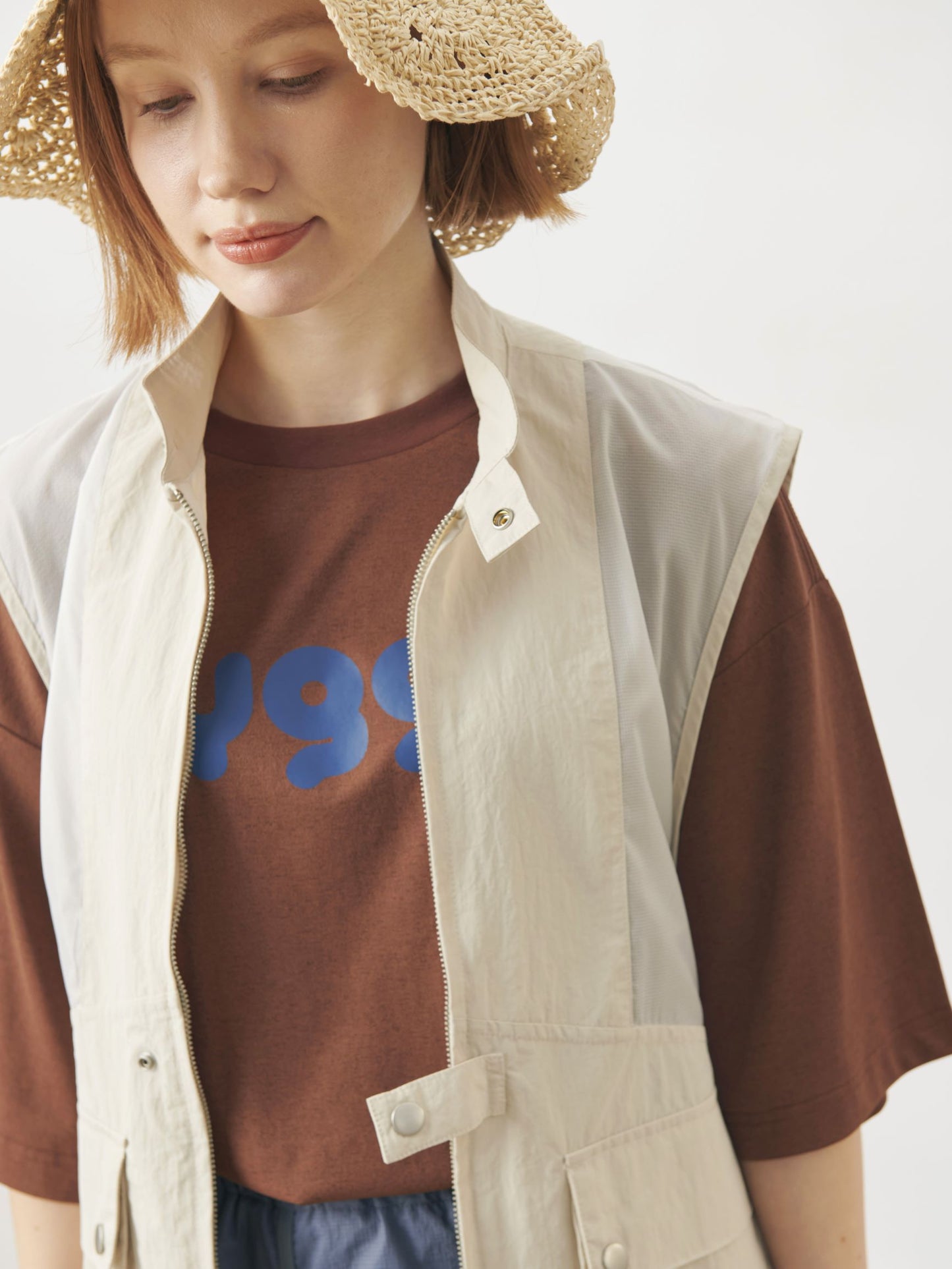 UNISEX SHEER NYLON STAND VEST