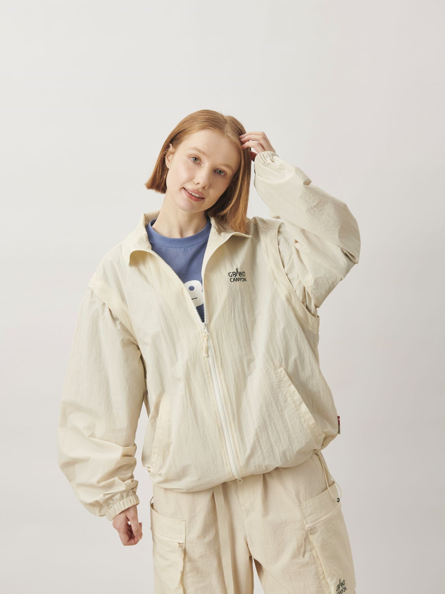 UNISEX WATER REPELLENT 2WAY NYLON BLOUSON