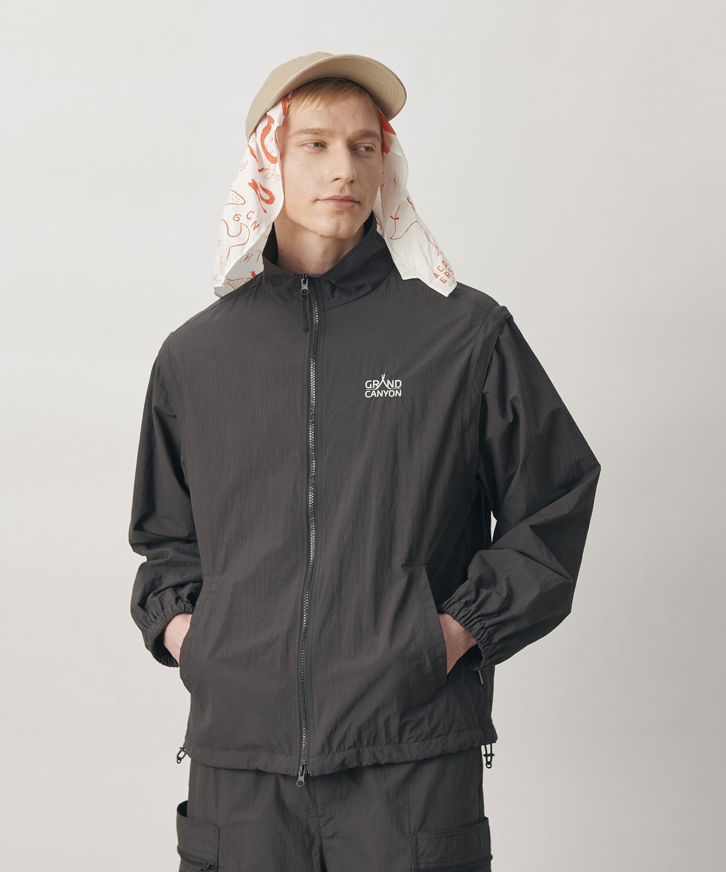 UNISEX WATER REPELLENT 2WAY NYLON BLOUSON