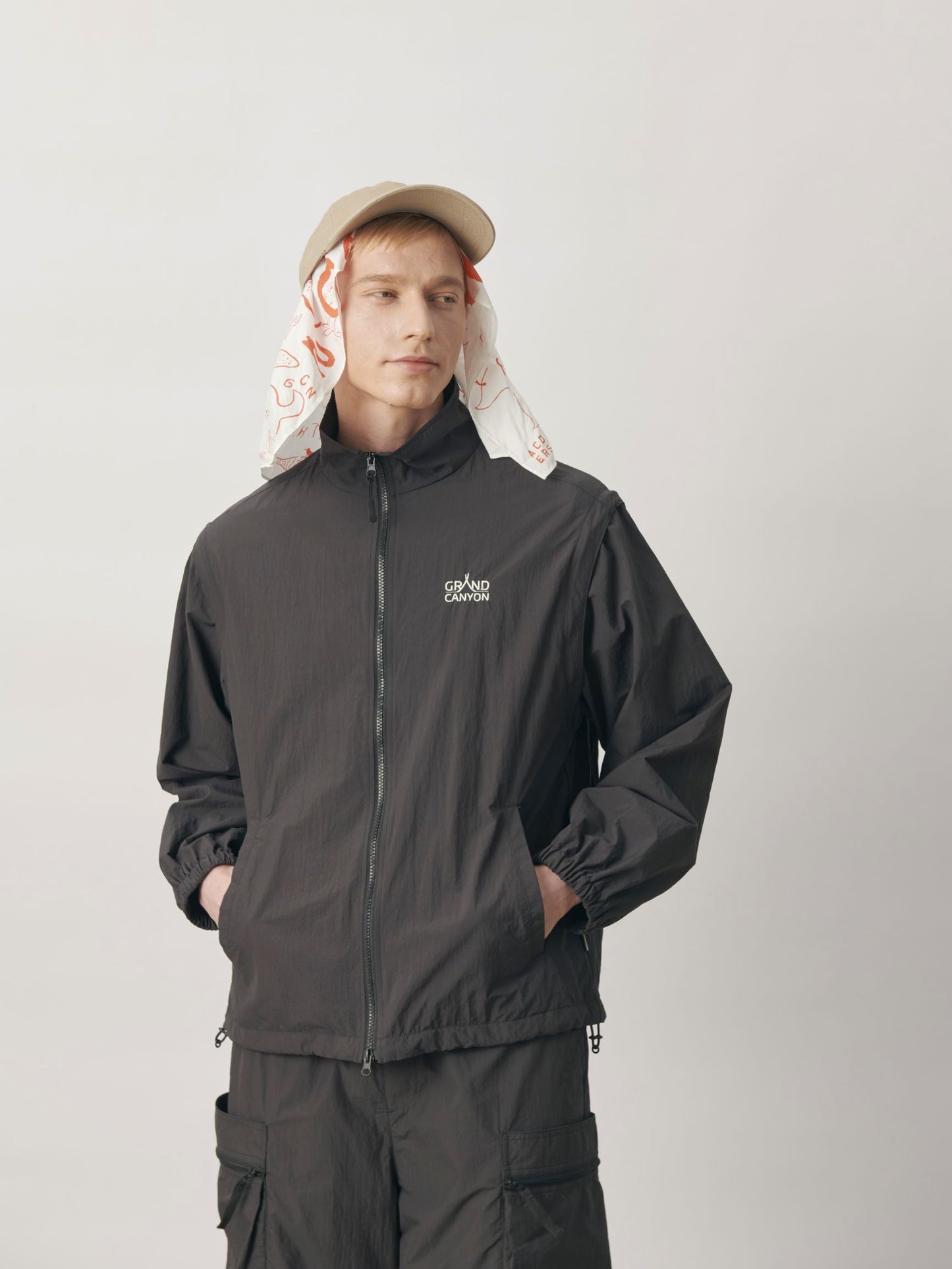 UNISEX WATER REPELLENT 2WAY NYLON BLOUSON