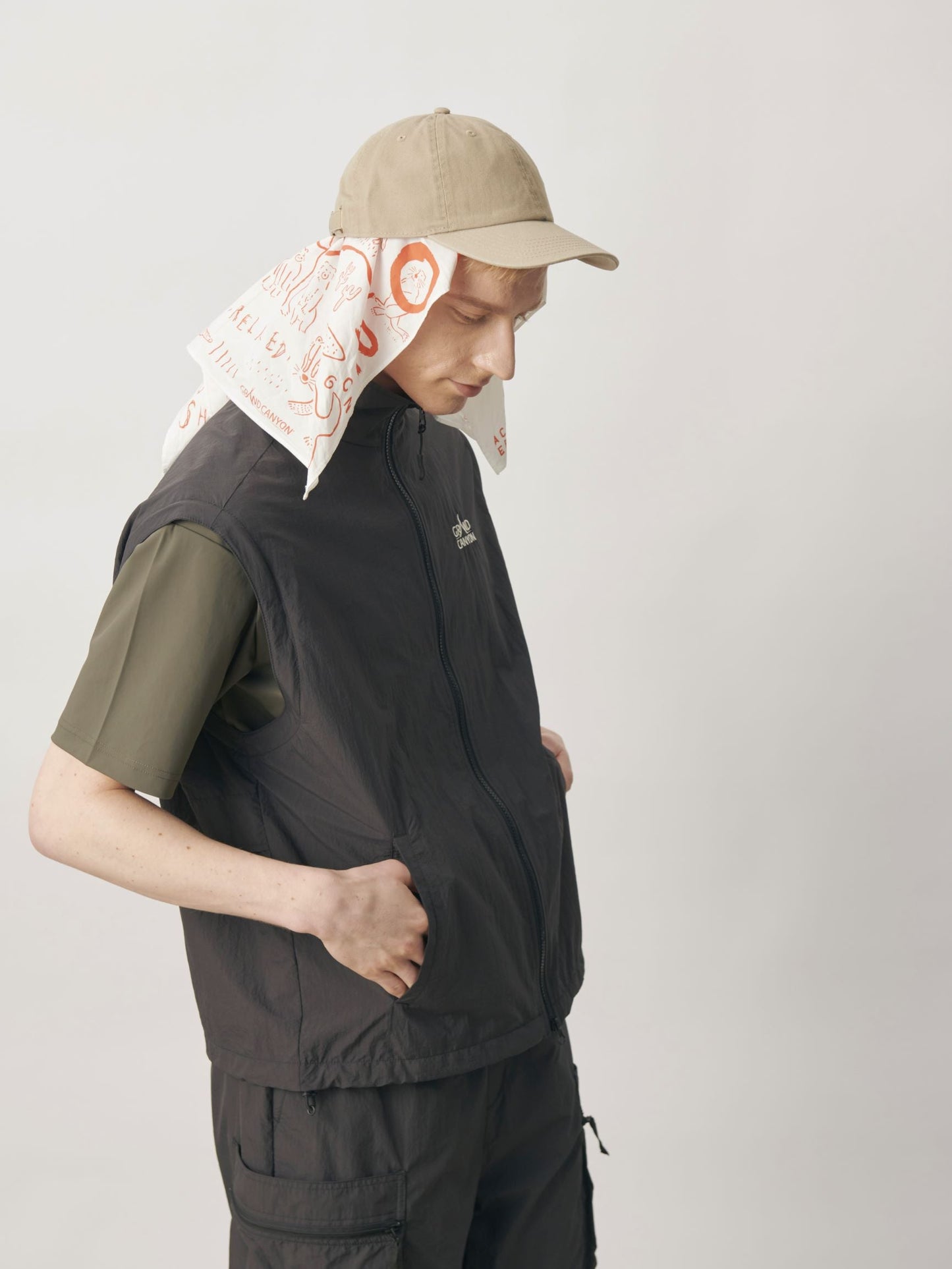 UNISEX WATER REPELLENT 2WAY NYLON BLOUSON
