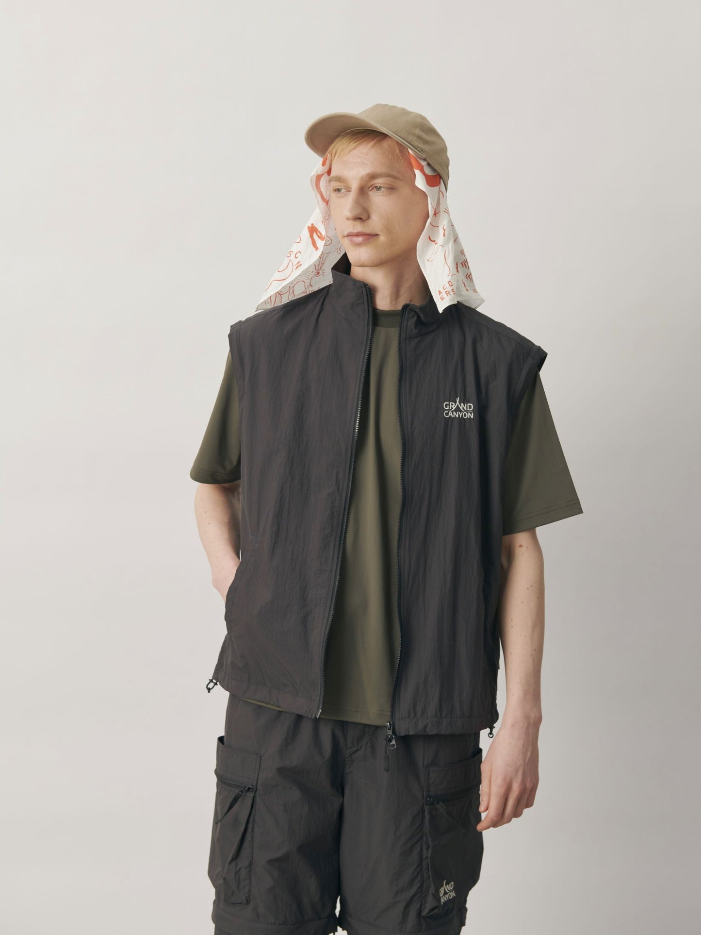 UNISEX WATER REPELLENT 2WAY NYLON BLOUSON