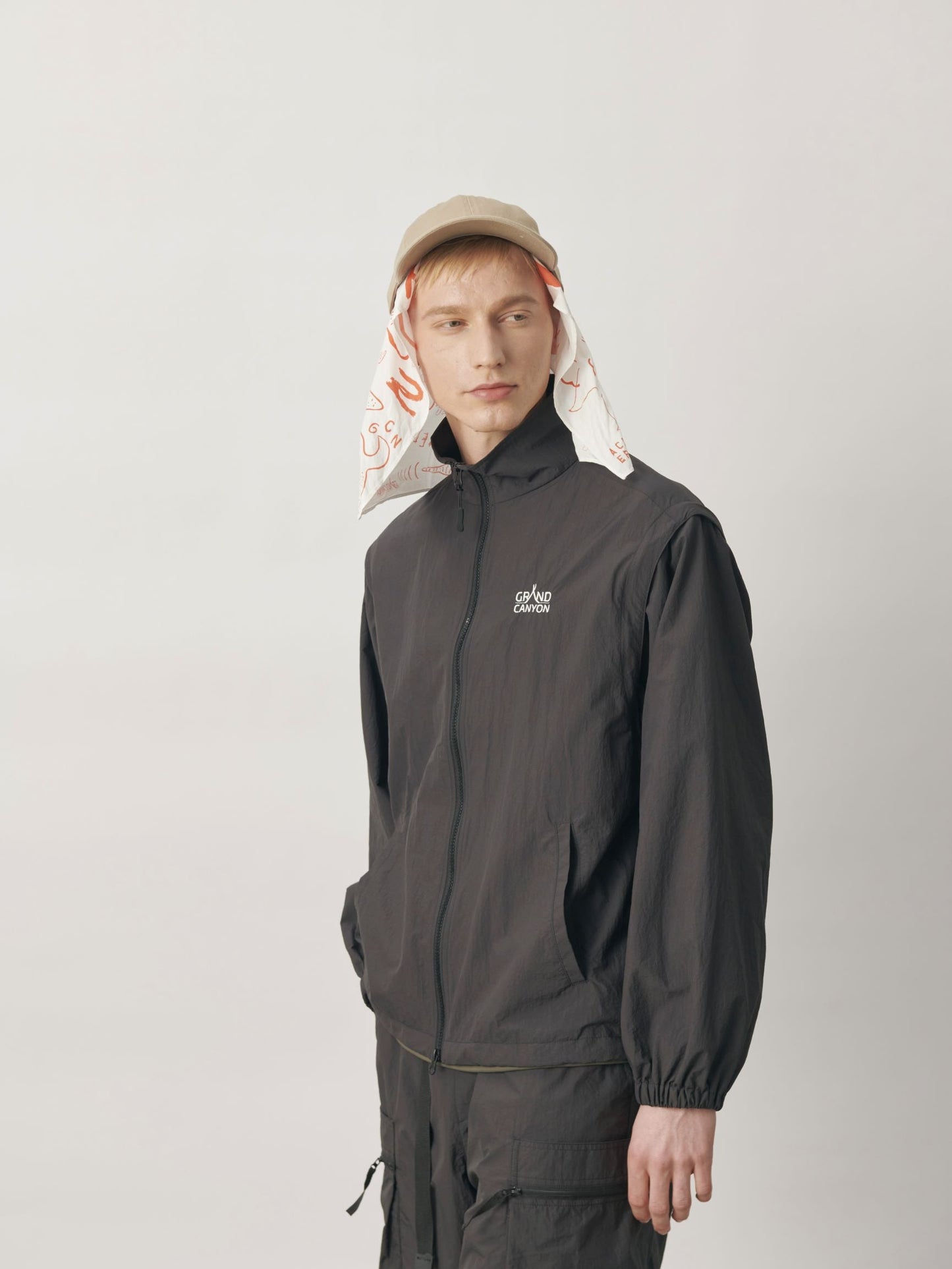 UNISEX WATER REPELLENT 2WAY NYLON BLOUSON