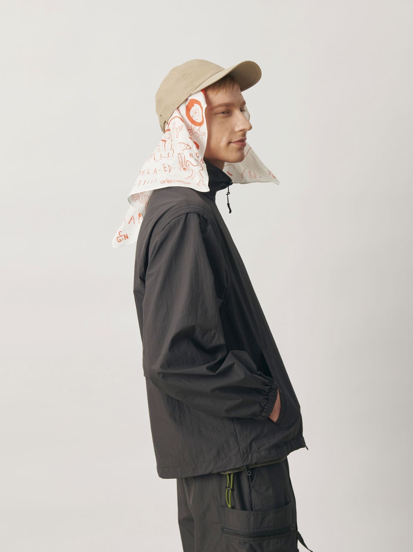 UNISEX WATER REPELLENT 2WAY NYLON BLOUSON