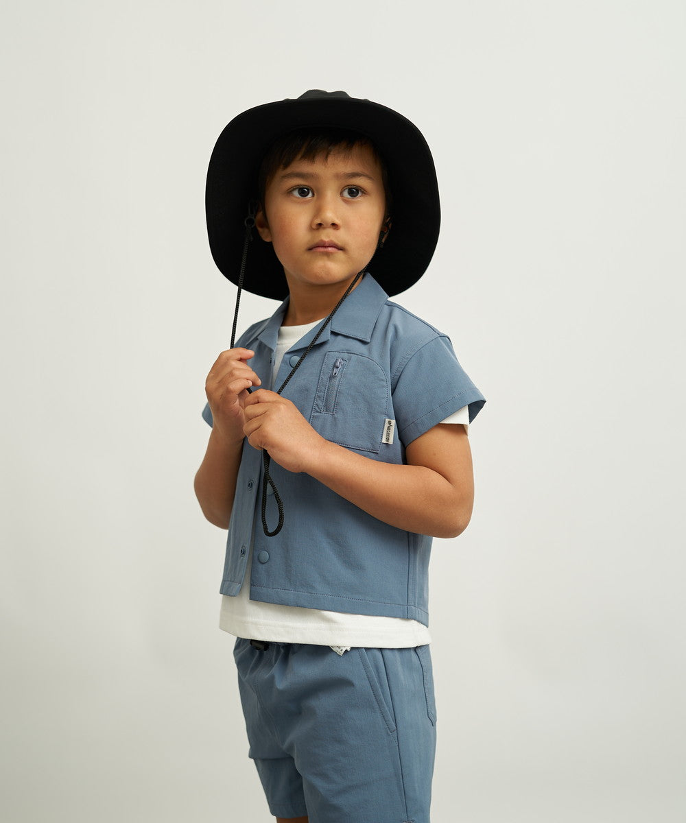 KID'S OPEN COLLAR SURF SHIRT