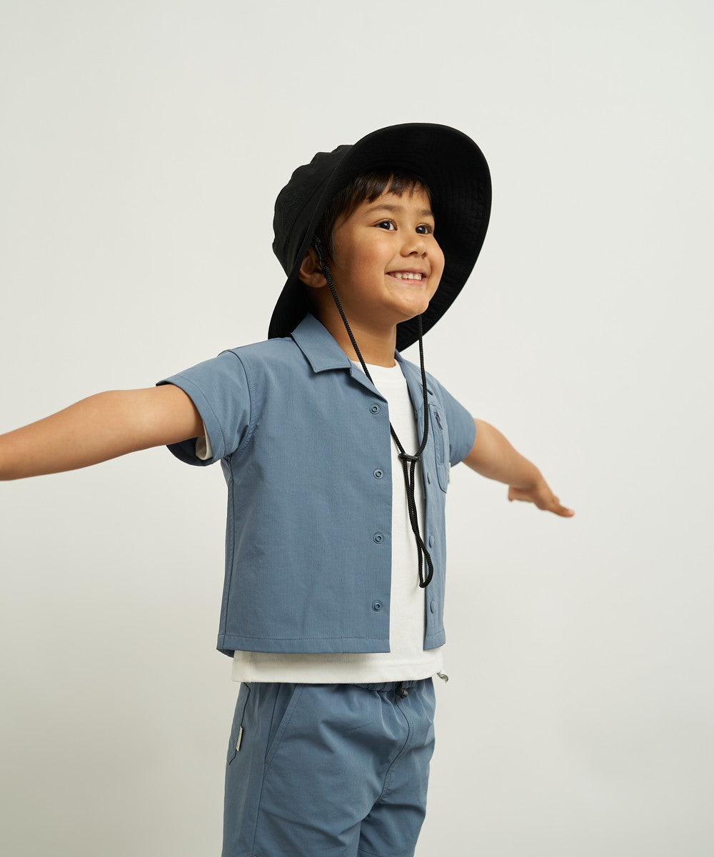 KID'S OPEN COLLAR SURF SHIRT