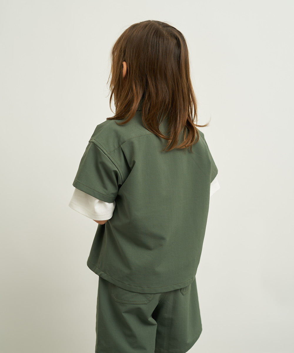 KID'S OPEN COLLAR SURF SHIRT