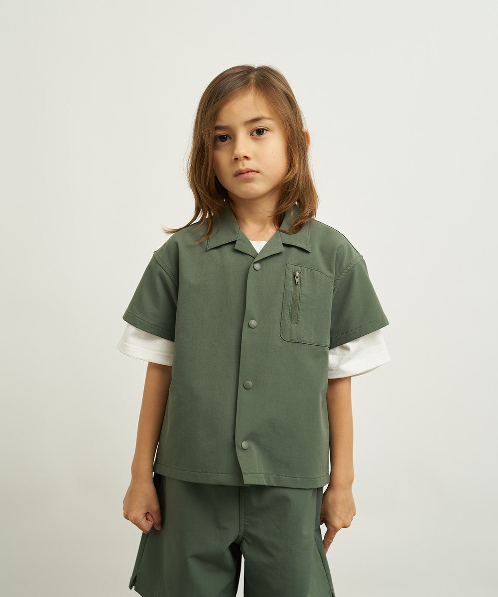 KID'S OPEN COLLAR SURF SHIRT