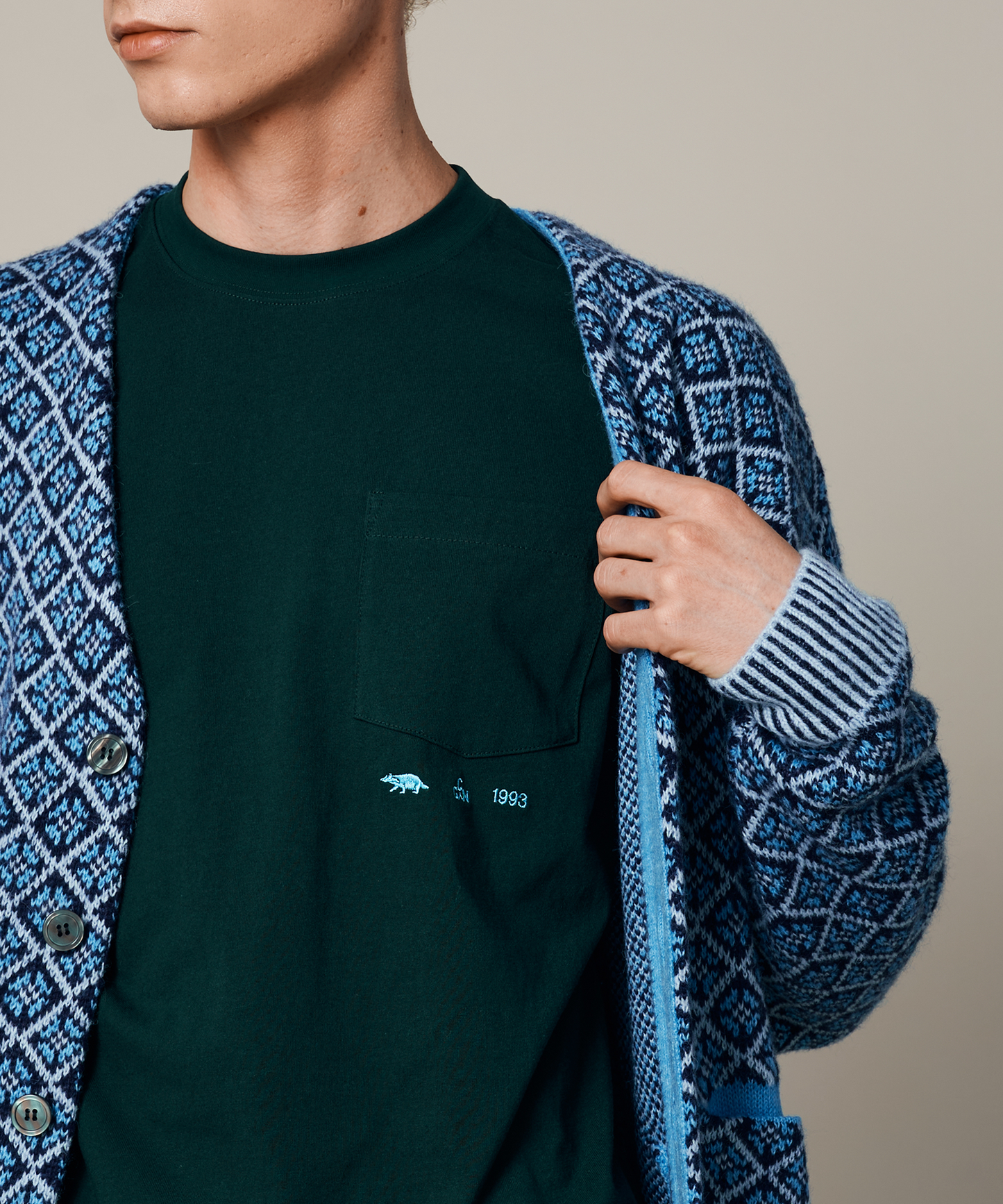 UNISEX L/S EMBROIDERY TEE