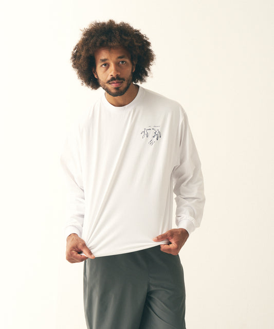 UNISEX TECH JERSEY BANDANA LONG SLEEVE TEE