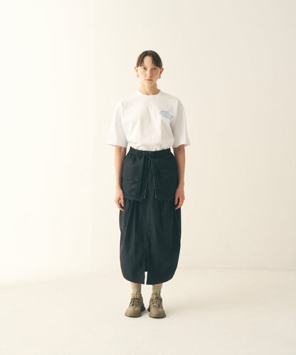 COCOON SKIRT WITH POCKET BELT