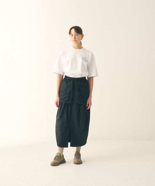 COCOON SKIRT WITH POCKET BELT