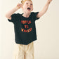 KIDS TECH JERSEY MESSAGE TEE
