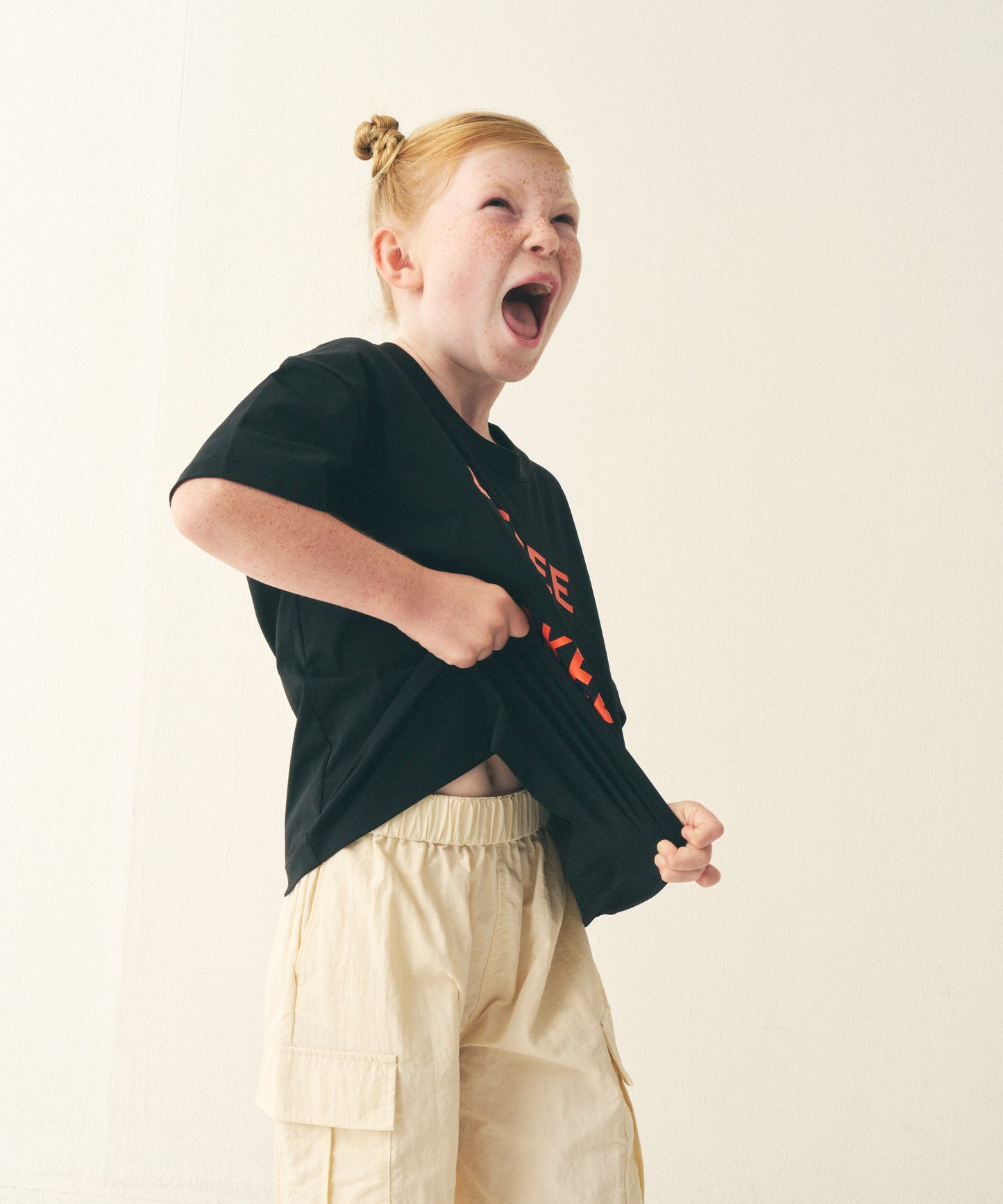 KIDS TECH JERSEY MESSAGE TEE