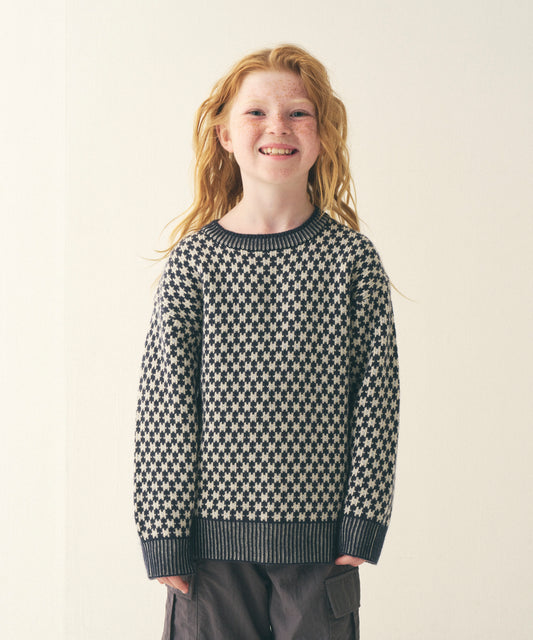 KIDS Latvian Pattern Knit Pullover