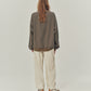BELTED TUCK PANTS