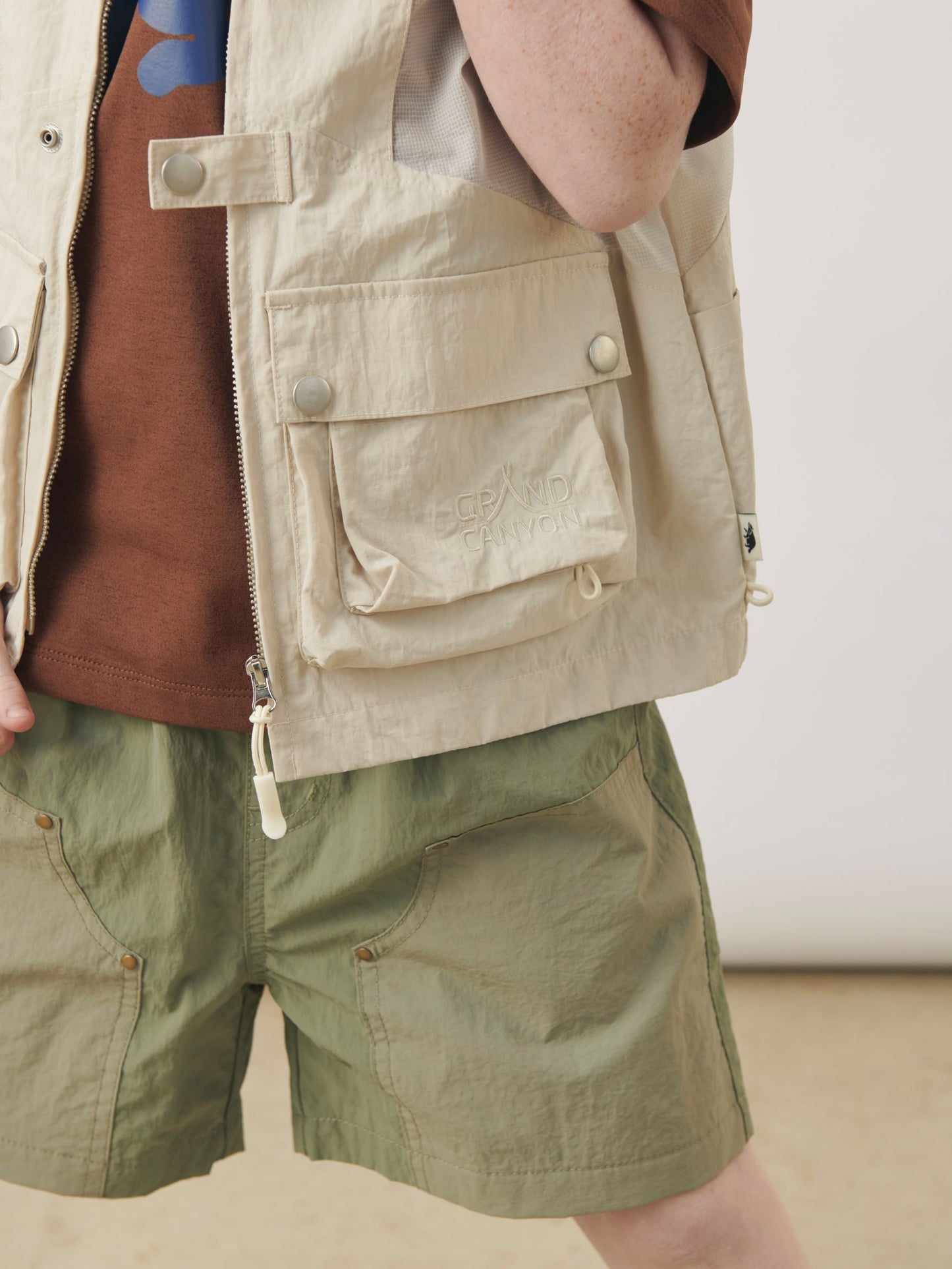 KID'S NYLON DOUBLE KNEE SHORTS