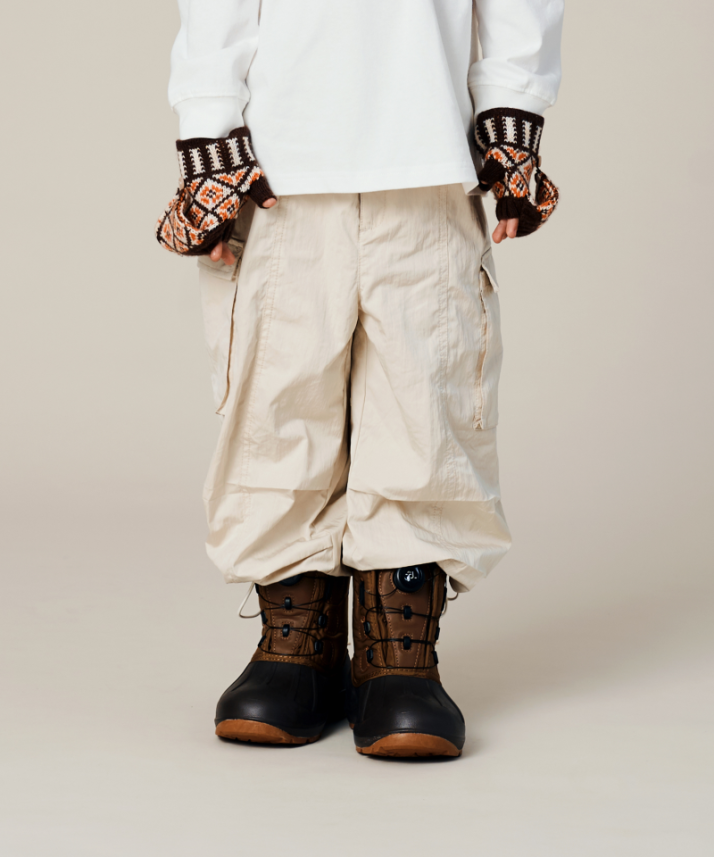 KID'S DETACHABLE SNOW CARGO PANTS