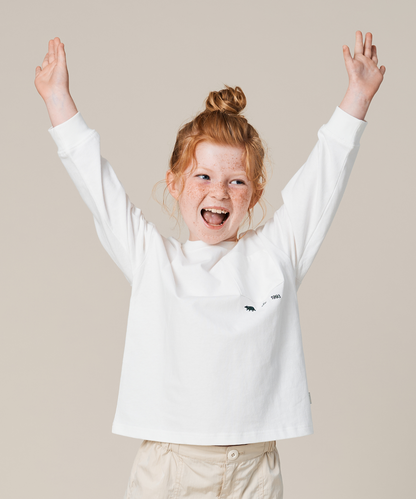KID'S L/S EMBROIDERY TEE