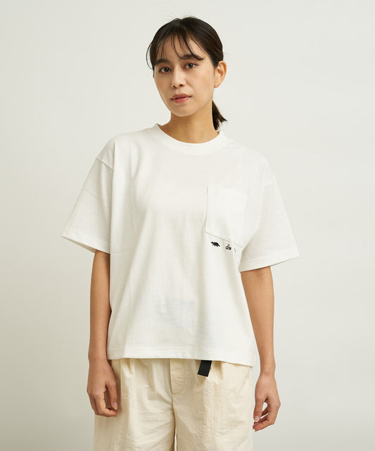 S/S EMBROIDERY TEE