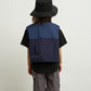 KID'S NYLON PIPING MULTI FUNCTION VEST