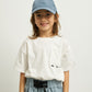 KID'S S/S EMBROIDERY TEE